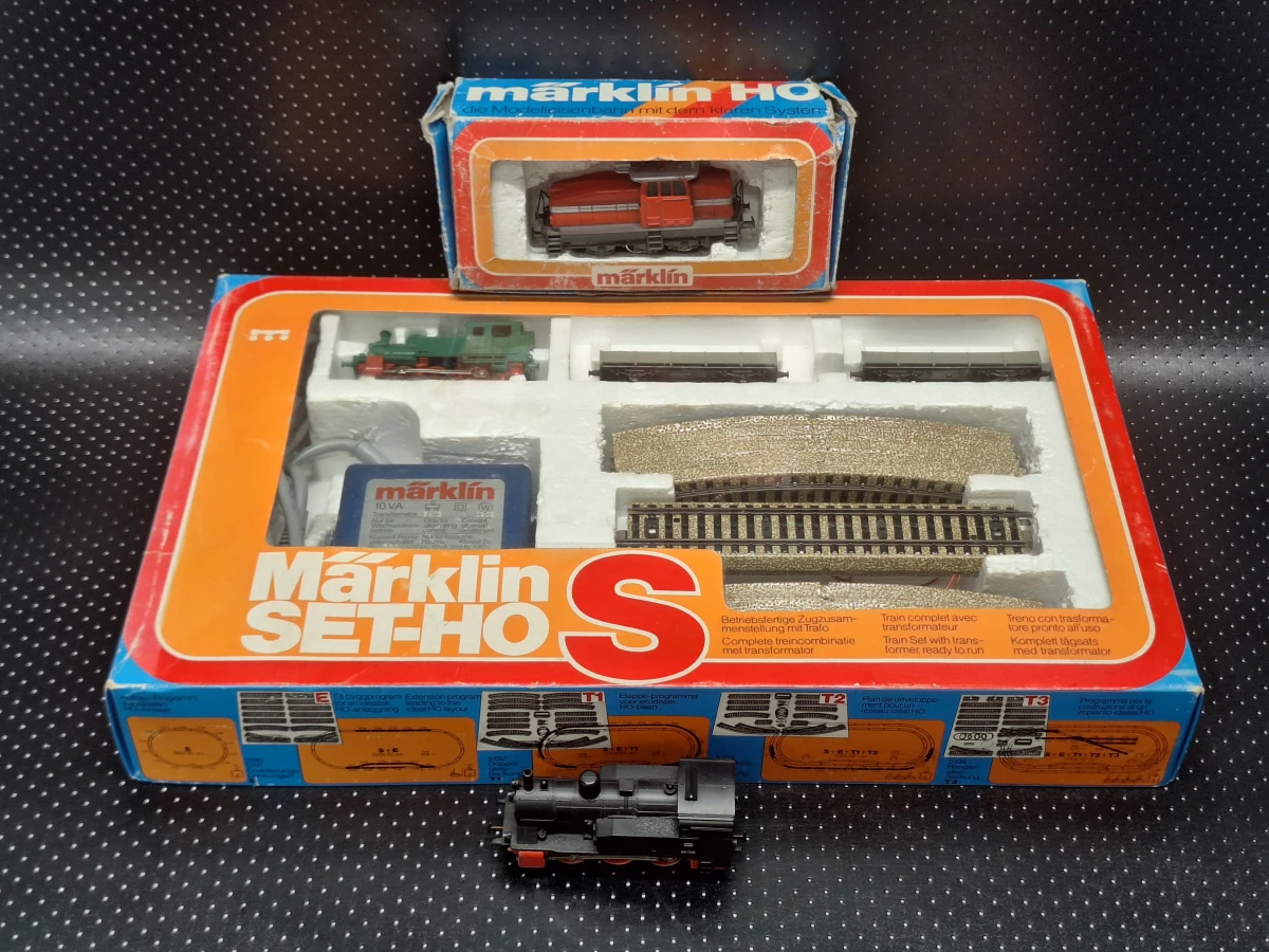Vintage Märklin SET-HO S modeltrein startset - Inclusief 2 extra locomotieven