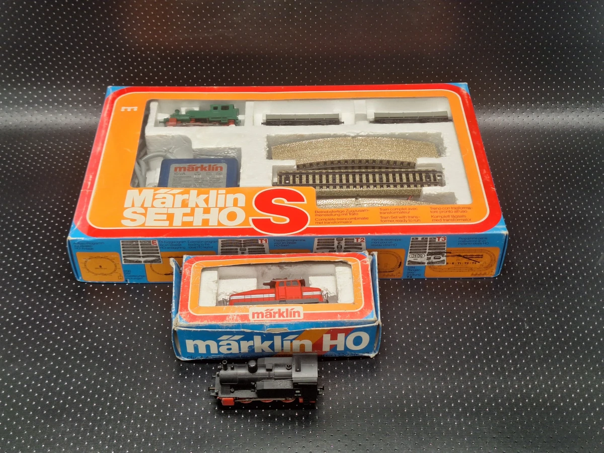 Vintage Märklin SET-HO S modeltrein startset - Inclusief 2 extra locomotieven