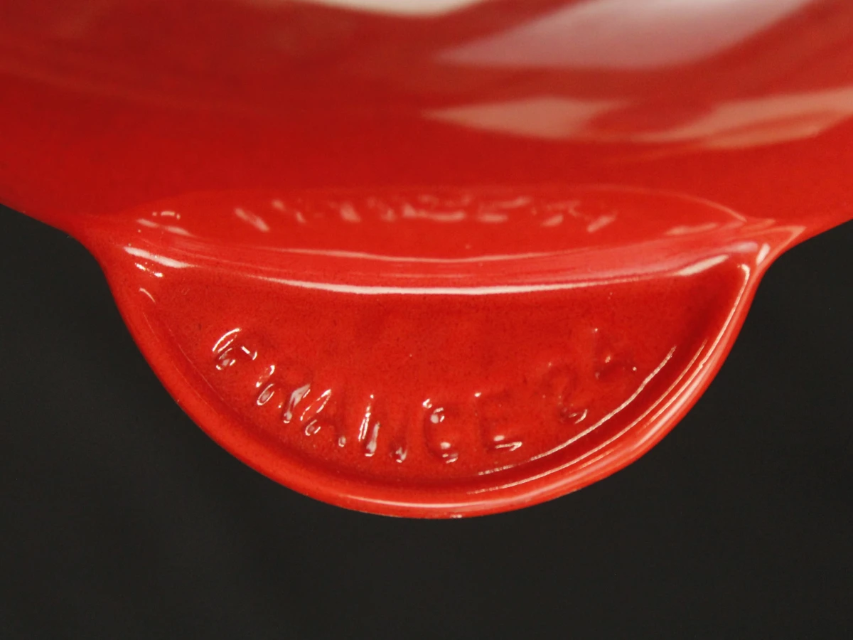 Set Le Creuset gietijzeren pannen en ovenschaal