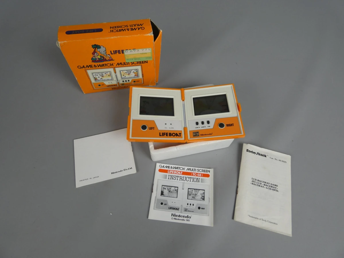 Prachtige Nintendo Game & Watch Multi Screen: Life Boat (TC-58) uit 1983