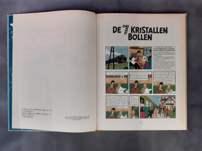 Strips: Hardcover uitgaves van kuifje albums Het Zwarte Goud & De 7 Kristallen Bollen - foto 9