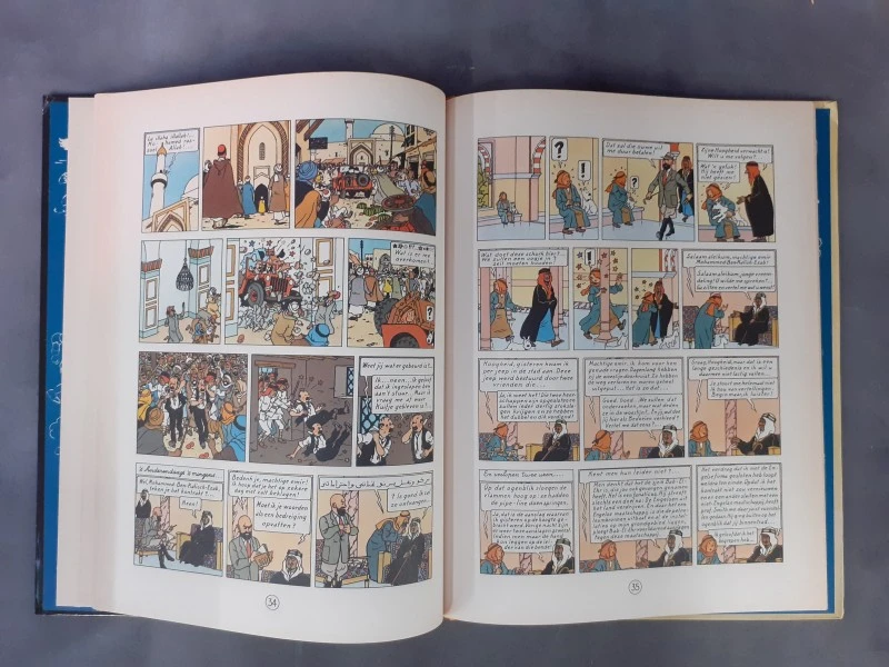 Strips: Hardcover uitgaves van kuifje albums Het Zwarte Goud & De 7 Kristallen Bollen - foto 6