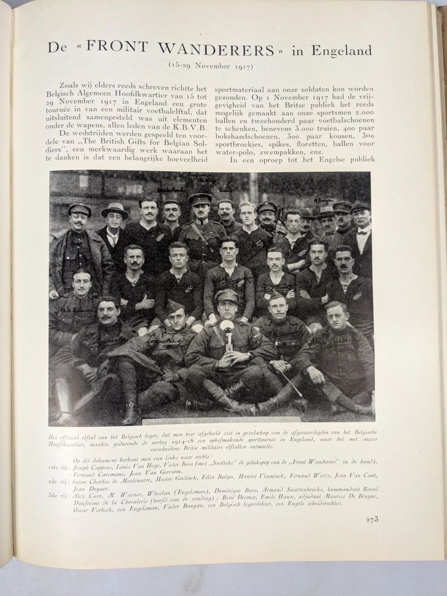 Geschiedenis van de voetbalsport in België en Belgisch Kongo - Jubileumboek 1805