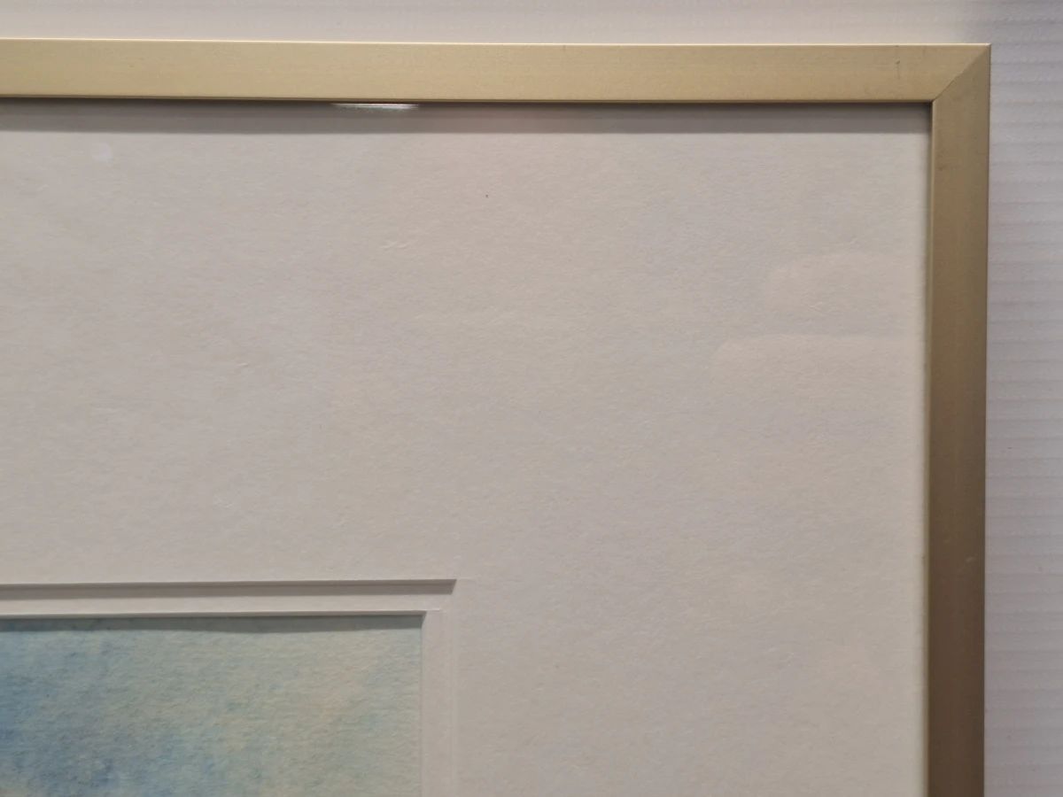Origineel aquarel, gesigneerd en gedateerd 1990 - "Landschap fantasie" - Theo Selen