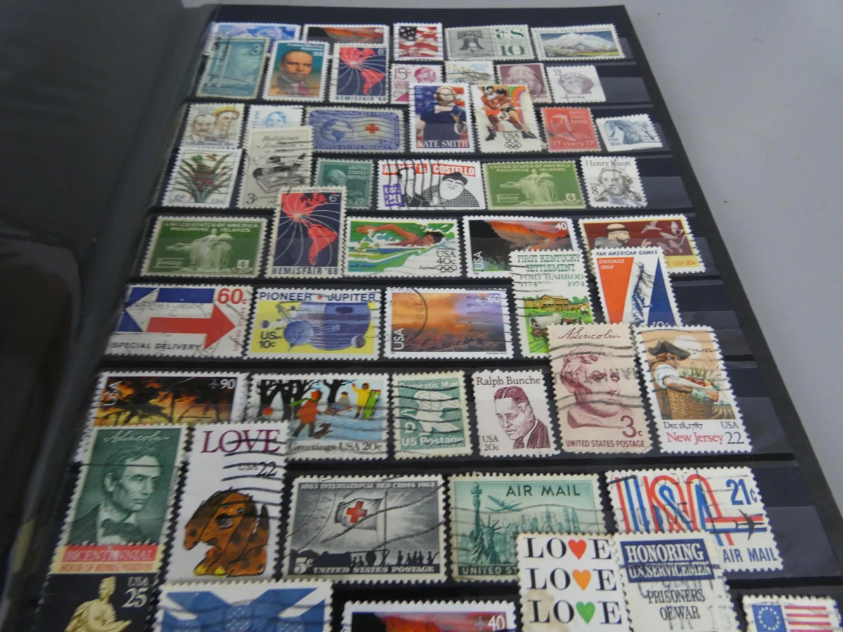 Zwarte postzegelboekAmerika