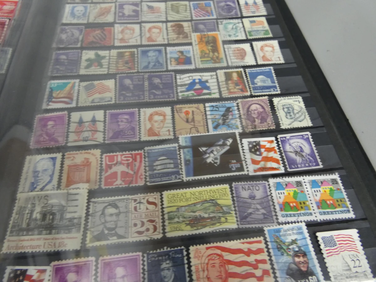 Zwarte postzegelboekAmerika