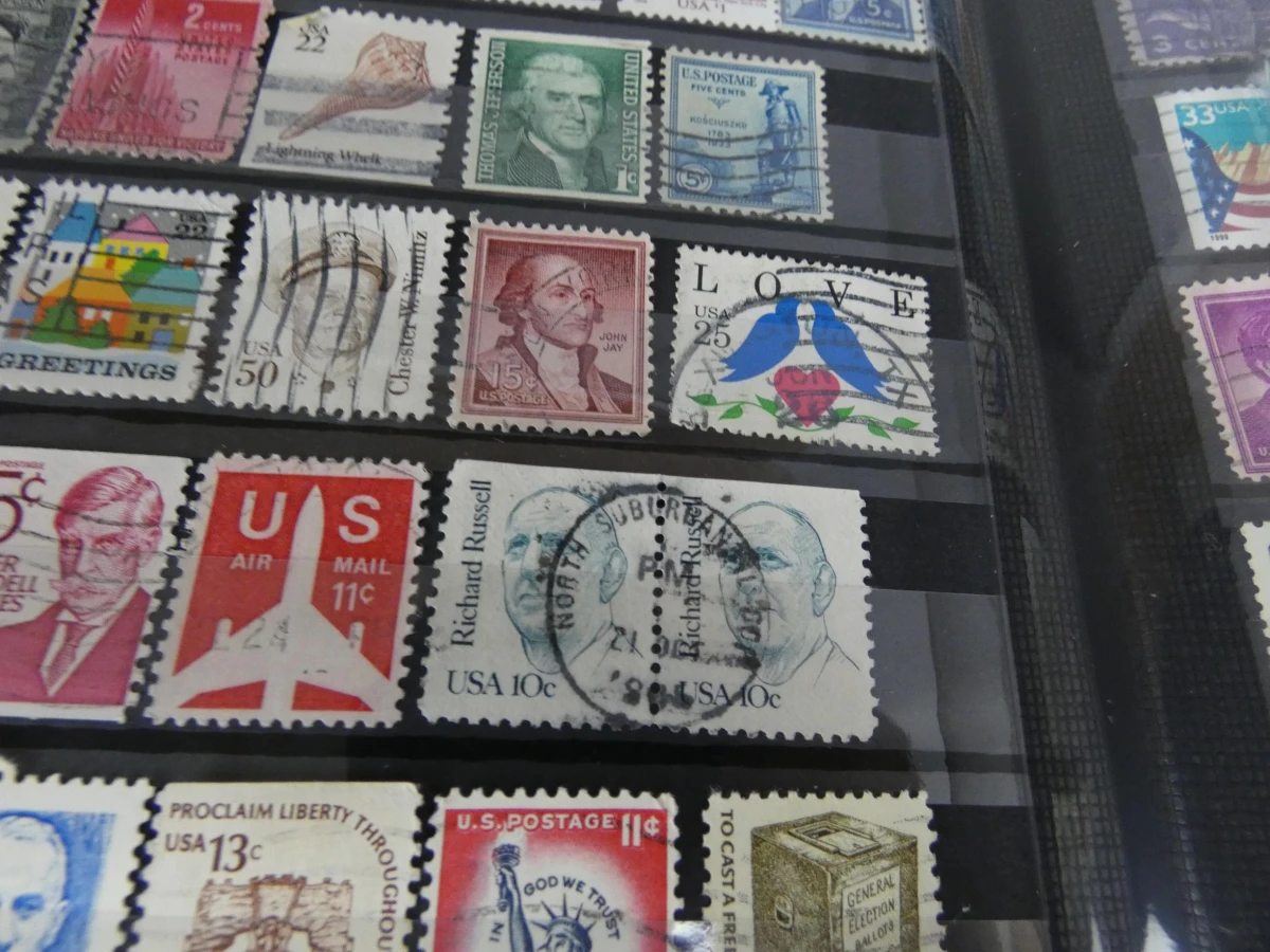 Zwarte postzegelboekAmerika