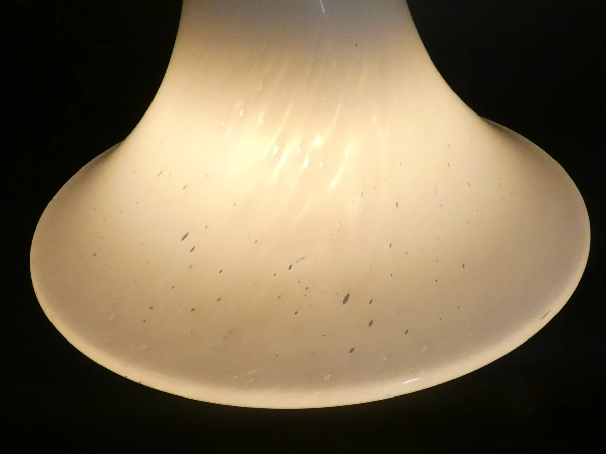 Vintage opaalglas hanglamp