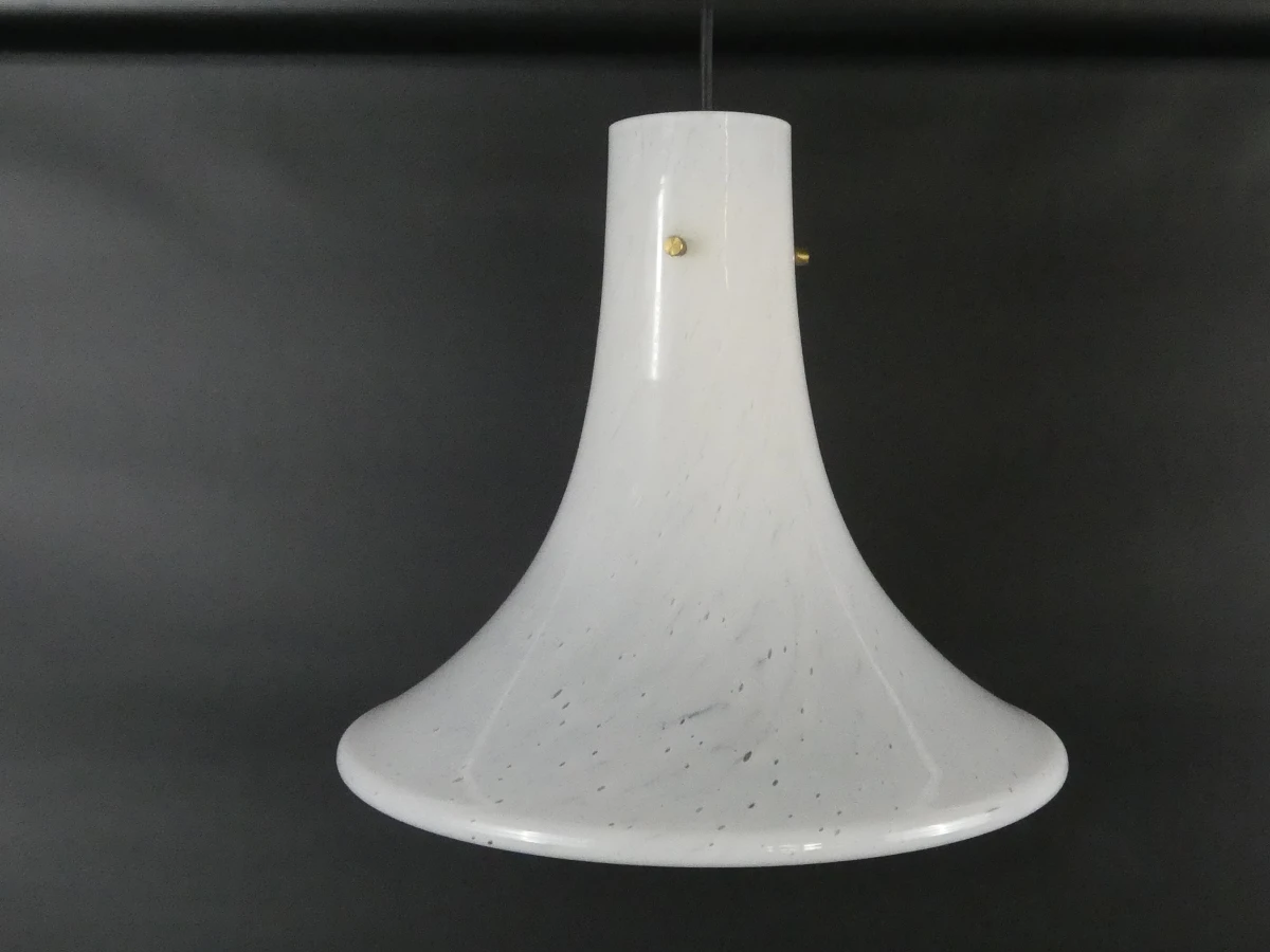 Vintage opaalglas hanglamp