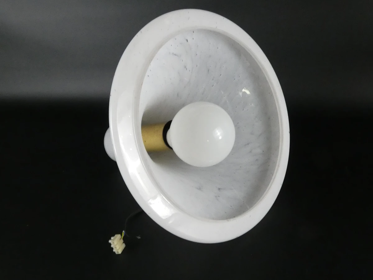 Vintage opaalglas hanglamp