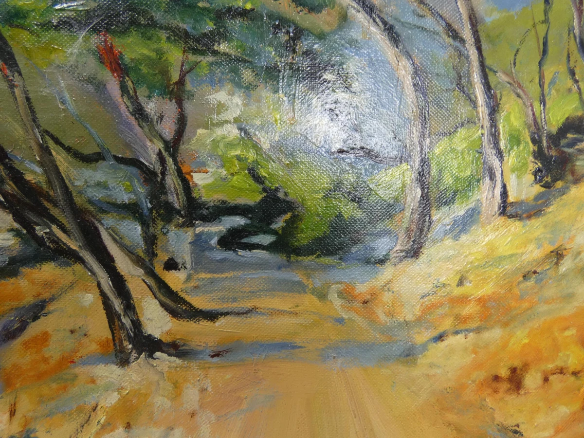 Canvas landschapsschilderij
