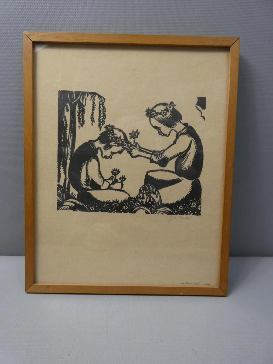 Print Jan Frans Cantré Lente