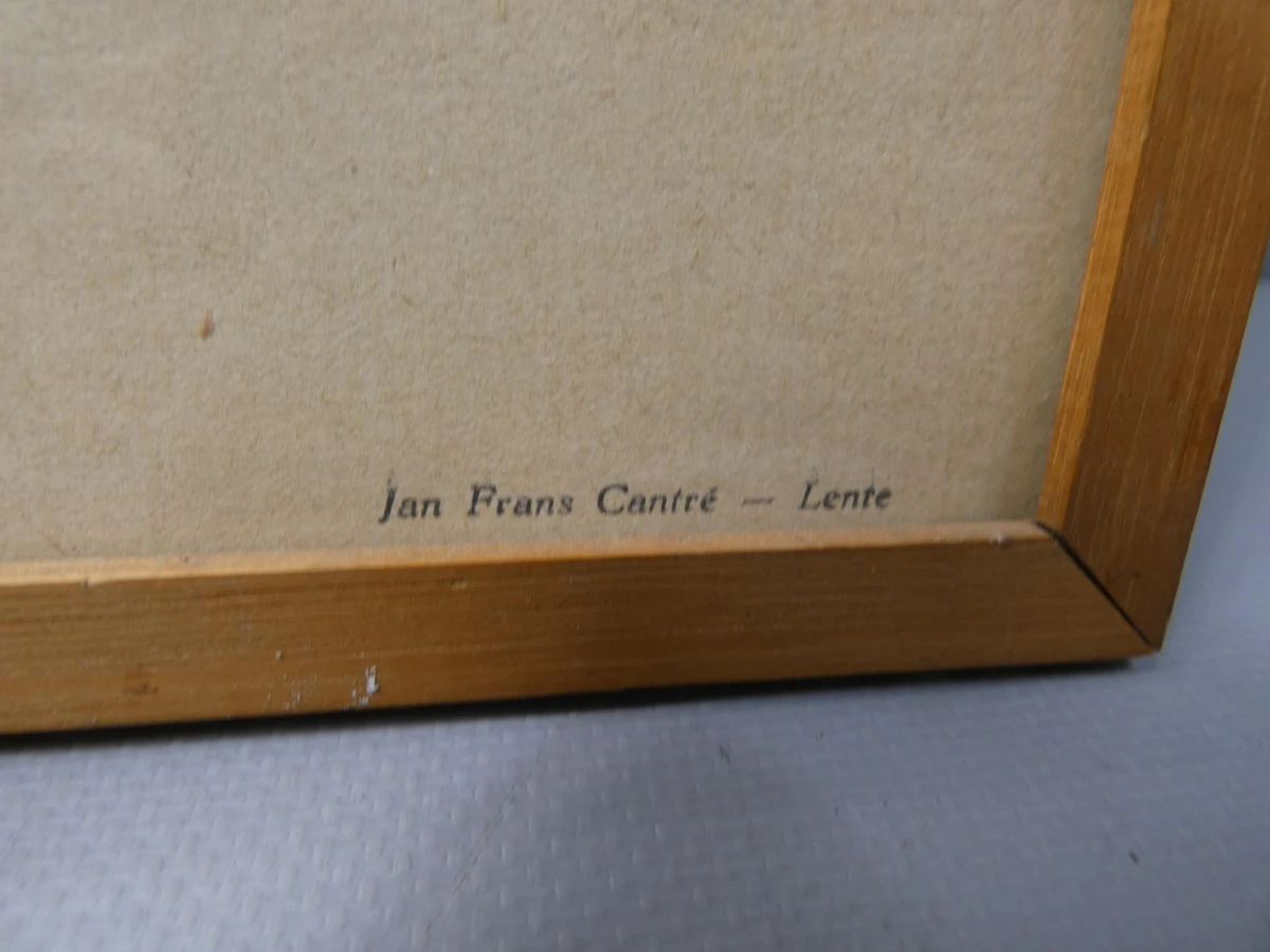 Print Jan Frans Cantré Lente