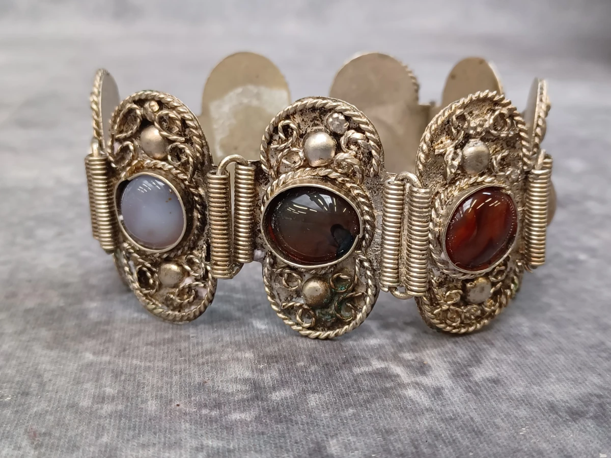 3-Delige Boho-Chic sieradenset met natuursteen