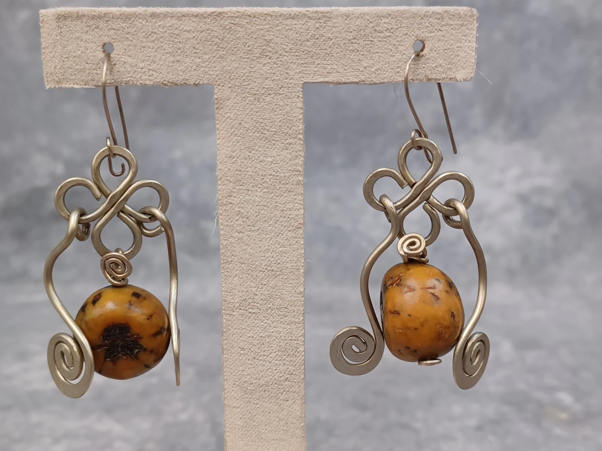 3-Delige Boho-Chic sieradenset met natuursteen