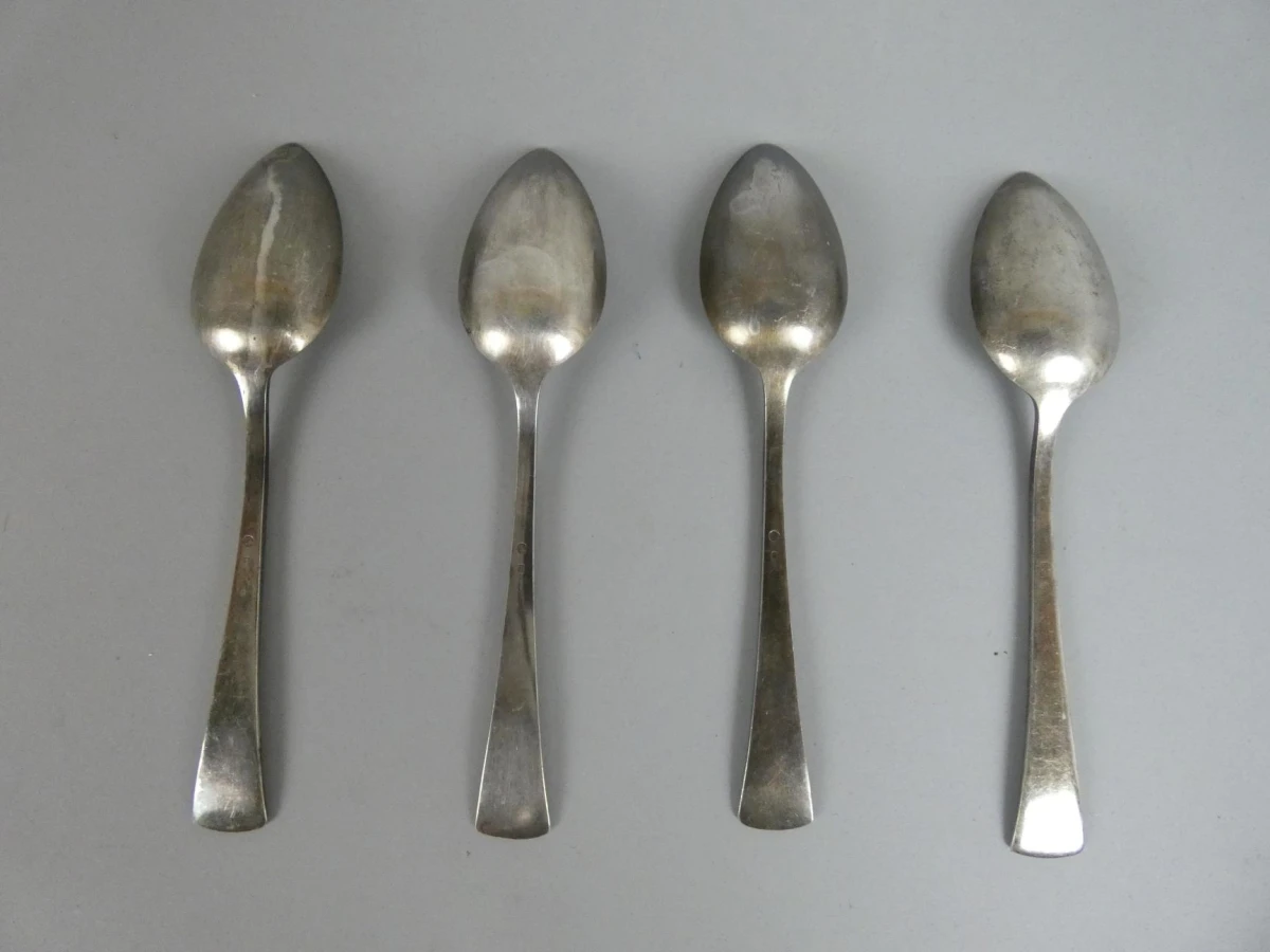 4 Art Deco lepeltjes