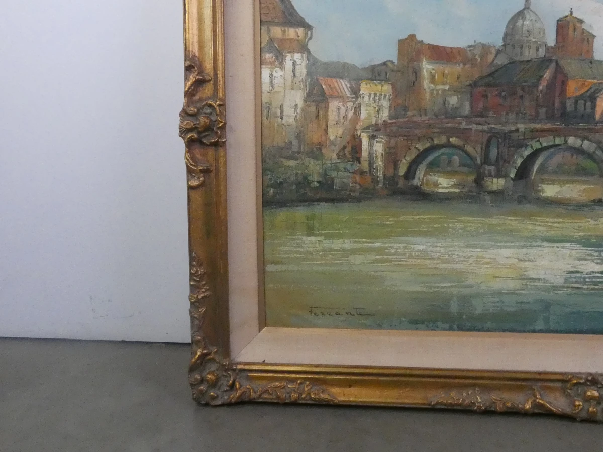 Decoratief olieverfschilderij op doek