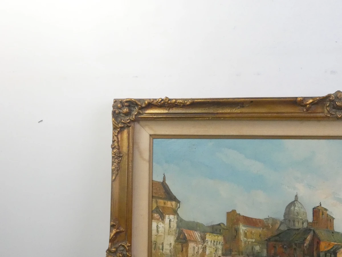 Decoratief olieverfschilderij op doek