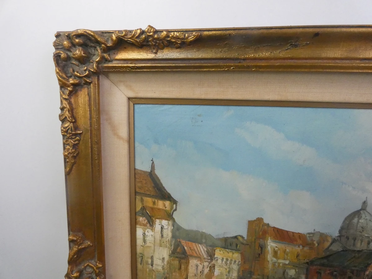 Decoratief olieverfschilderij op doek
