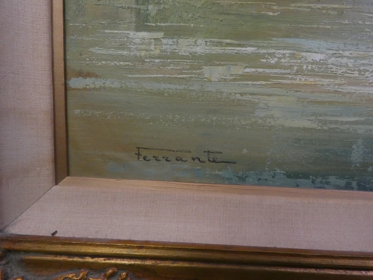 Decoratief olieverfschilderij op doek