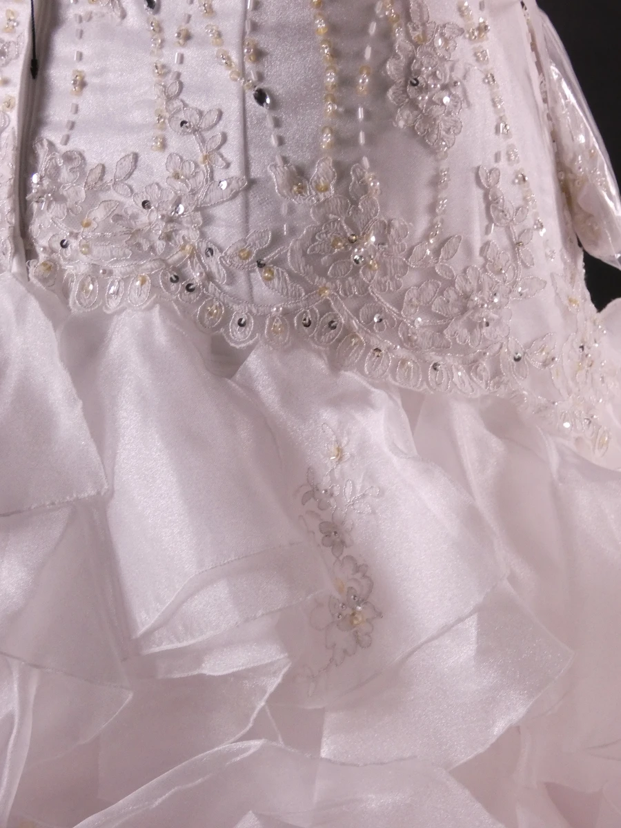 Kelly Star Bruidsjurk (Ball-Gown, Strapless, met Sleep) - nieuwstaat