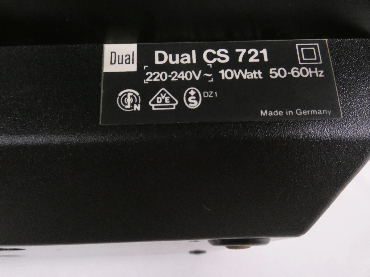 Dual CS 721 platenspeler