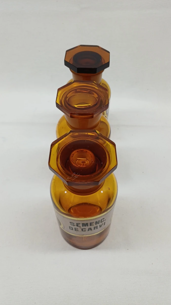Vintage Set Apothekersflessen