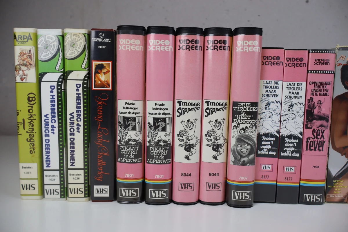 Vintage VHS-Cassettes Erotische Films en Cultuitgaven