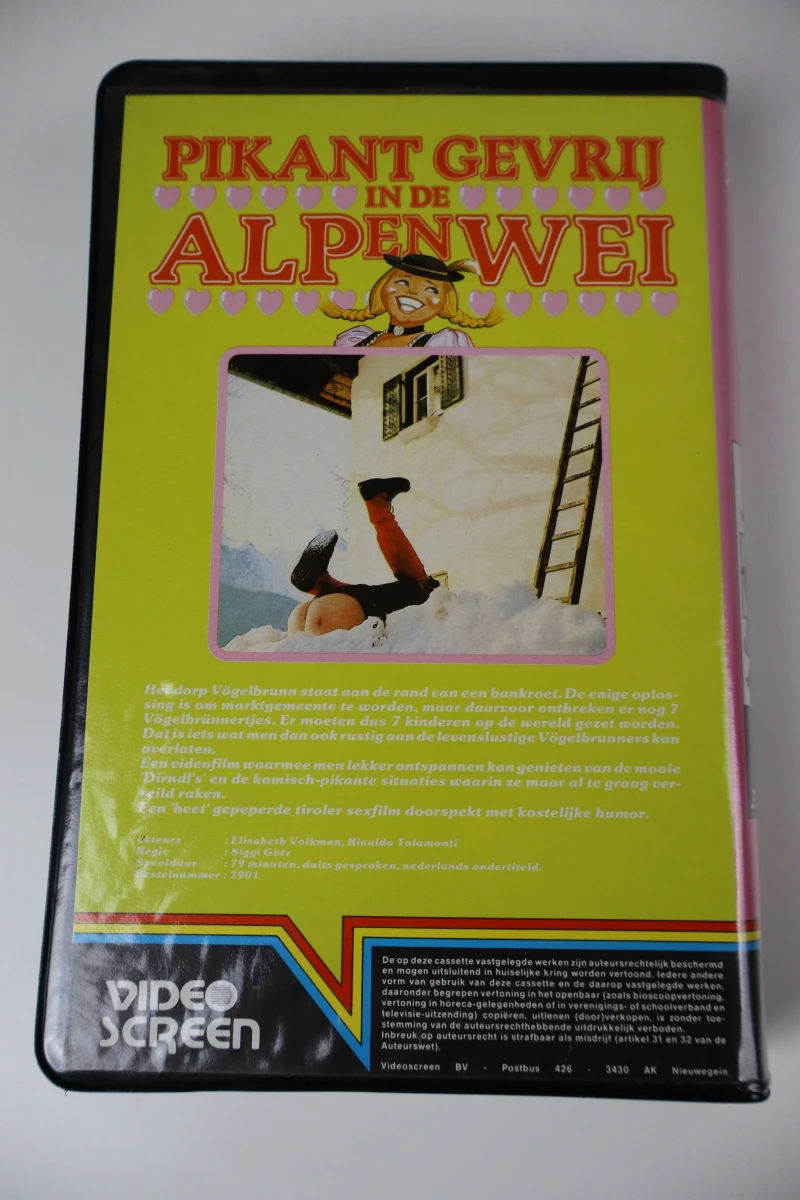 Vintage VHS-Cassettes Erotische Films en Cultuitgaven