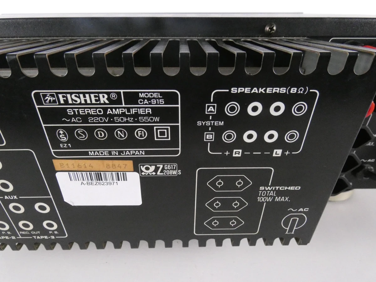 Fisher CA-915 Studio Standard Class A II geïntegreerde stereoversterker