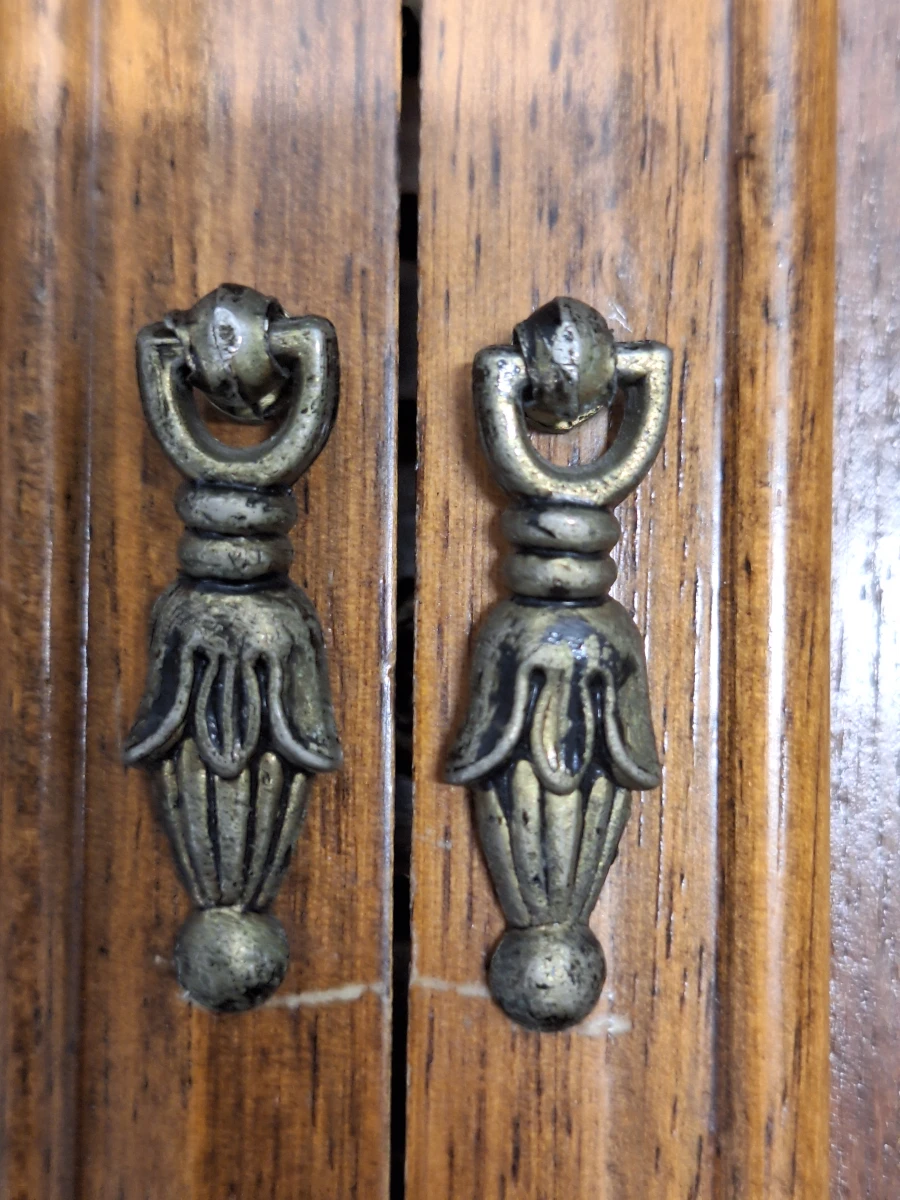 Charmant vintage sieradenkastje in secretaresse-stijl – Praktisch en decoratief