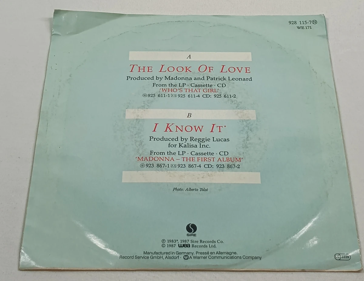 Lot van 6 singles van Madonna