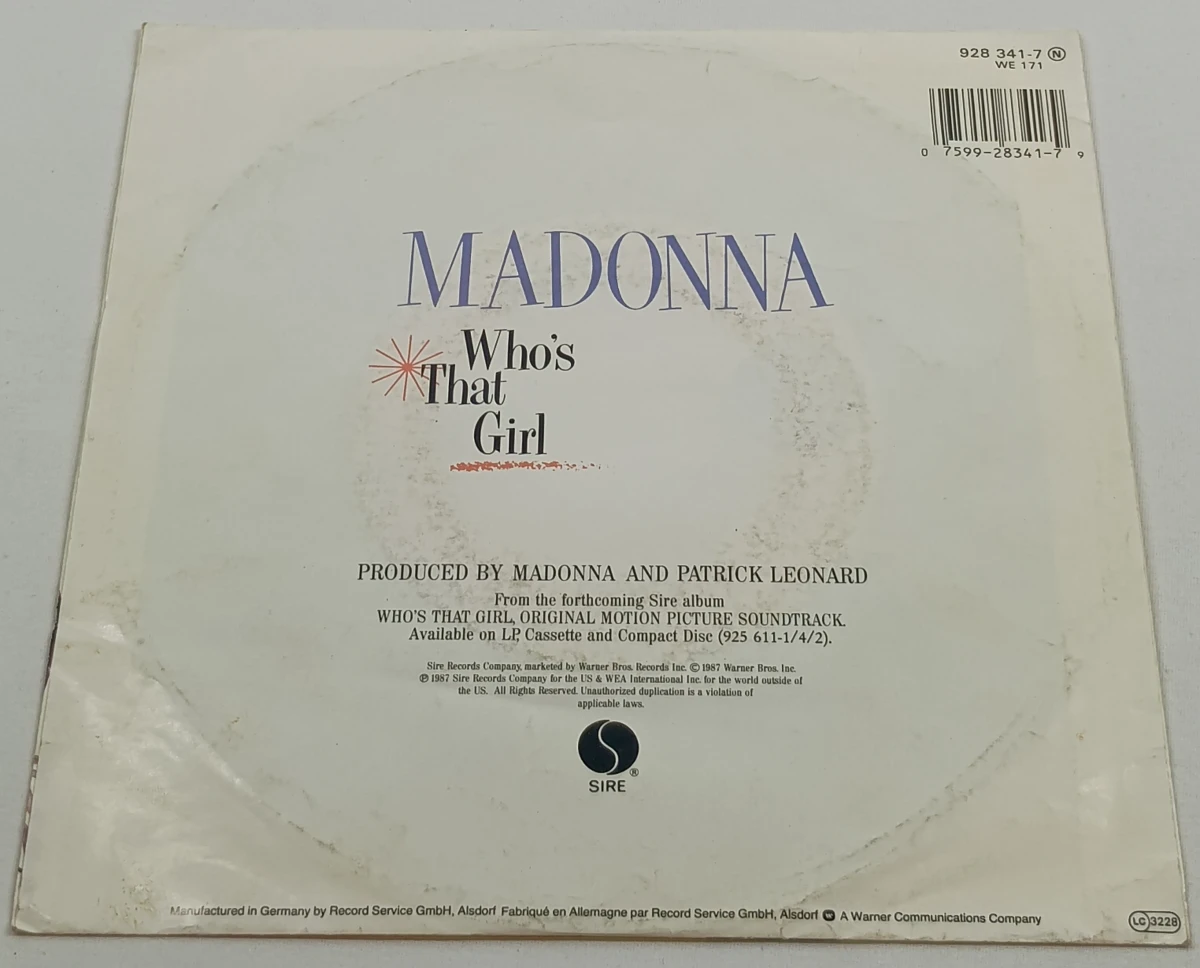 Lot van 6 singles van Madonna