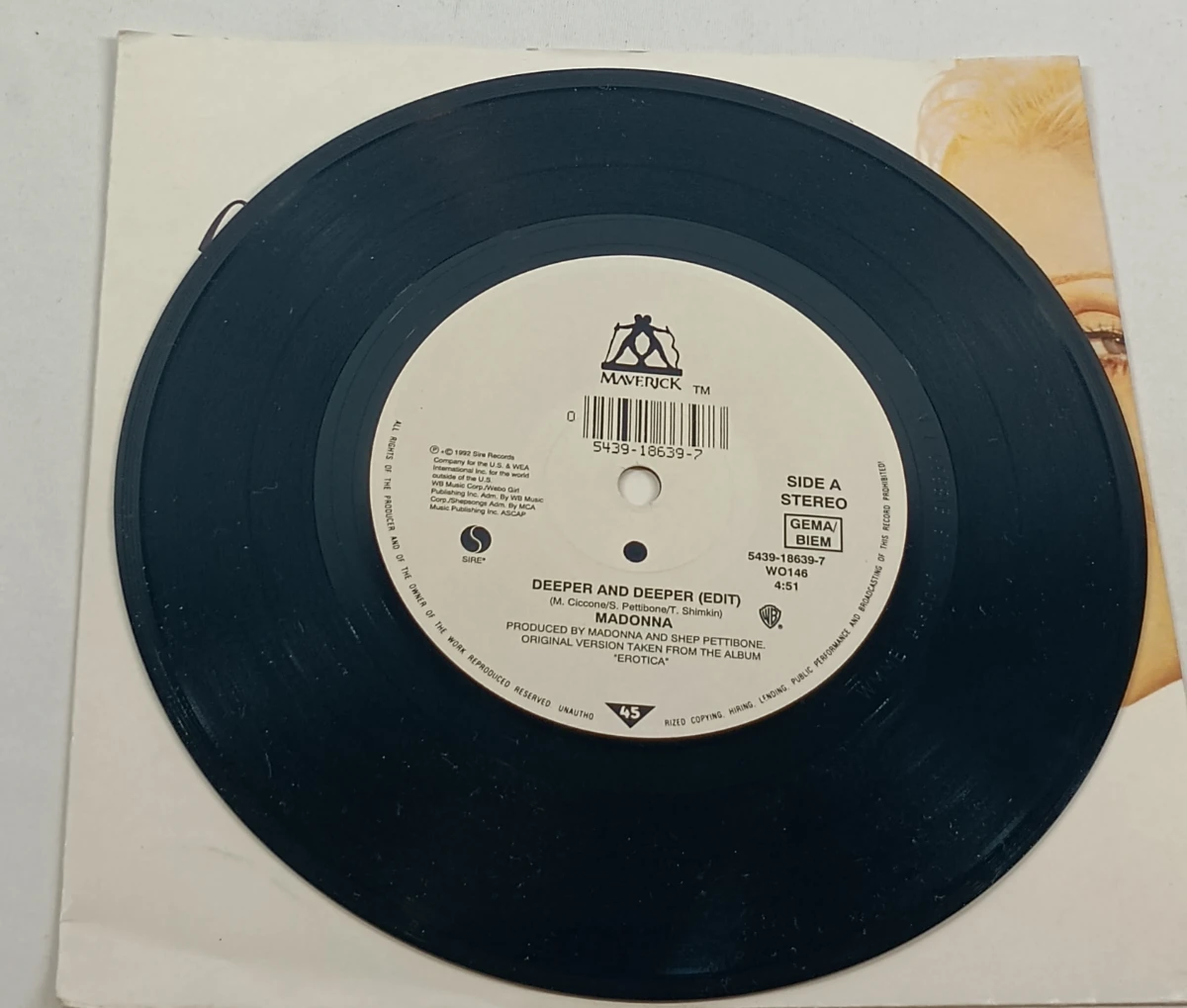 Lot van 6 singles van Madonna