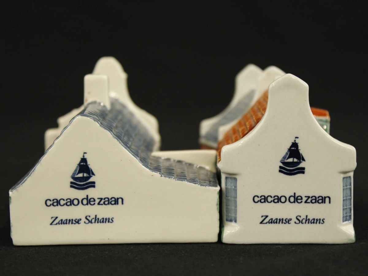 4 Royal Goedewaagen Nederlandse keramische miniatuurhuisjes