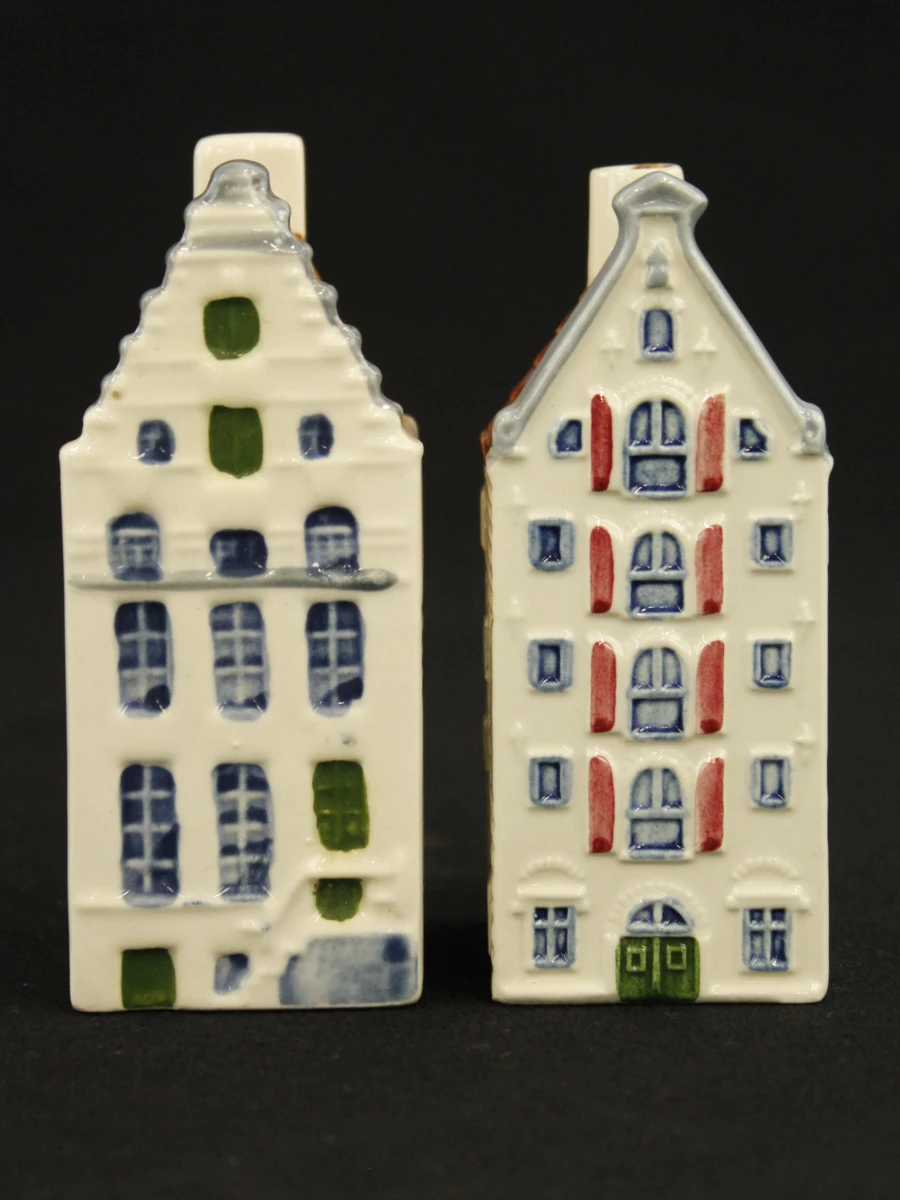 4 Royal Goedewaagen Nederlandse keramische miniatuurhuisjes