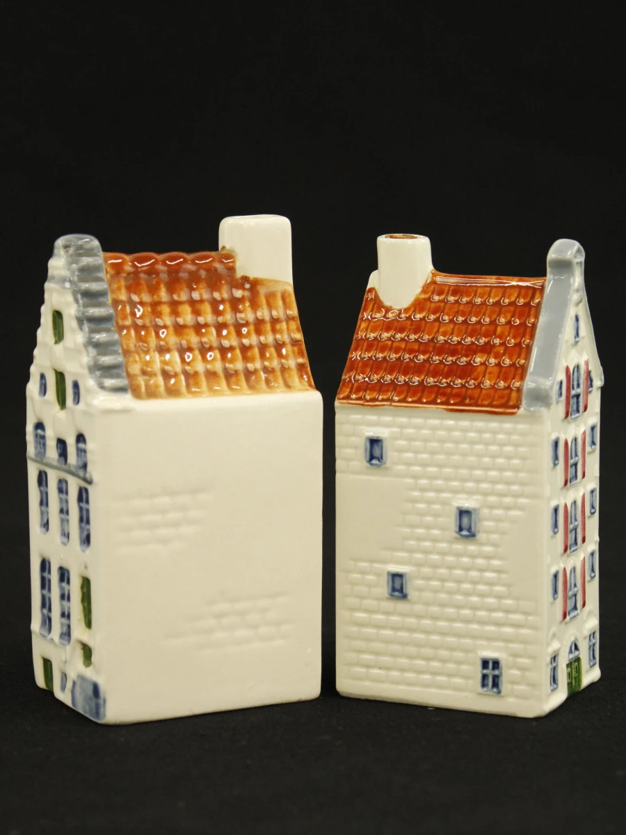 4 Royal Goedewaagen Nederlandse keramische miniatuurhuisjes