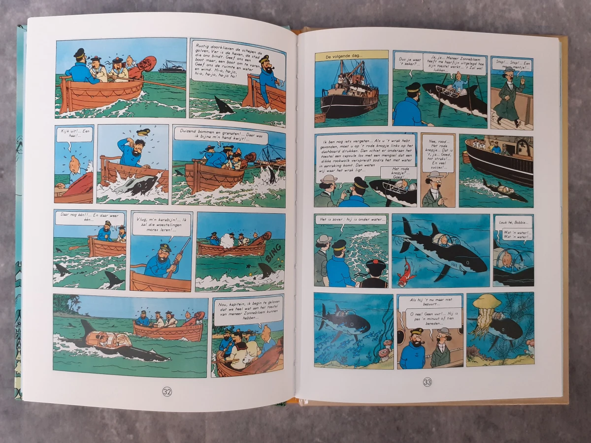 Strips: Set van 7 Kuifje albums in pocketversies - foto 6