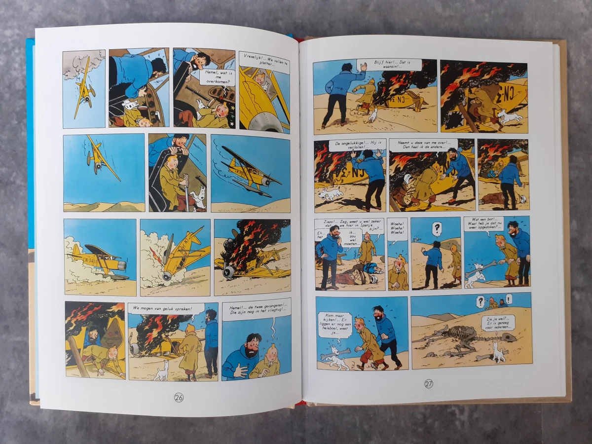 Strips: Set van 7 Kuifje albums in pocketversies - foto 4