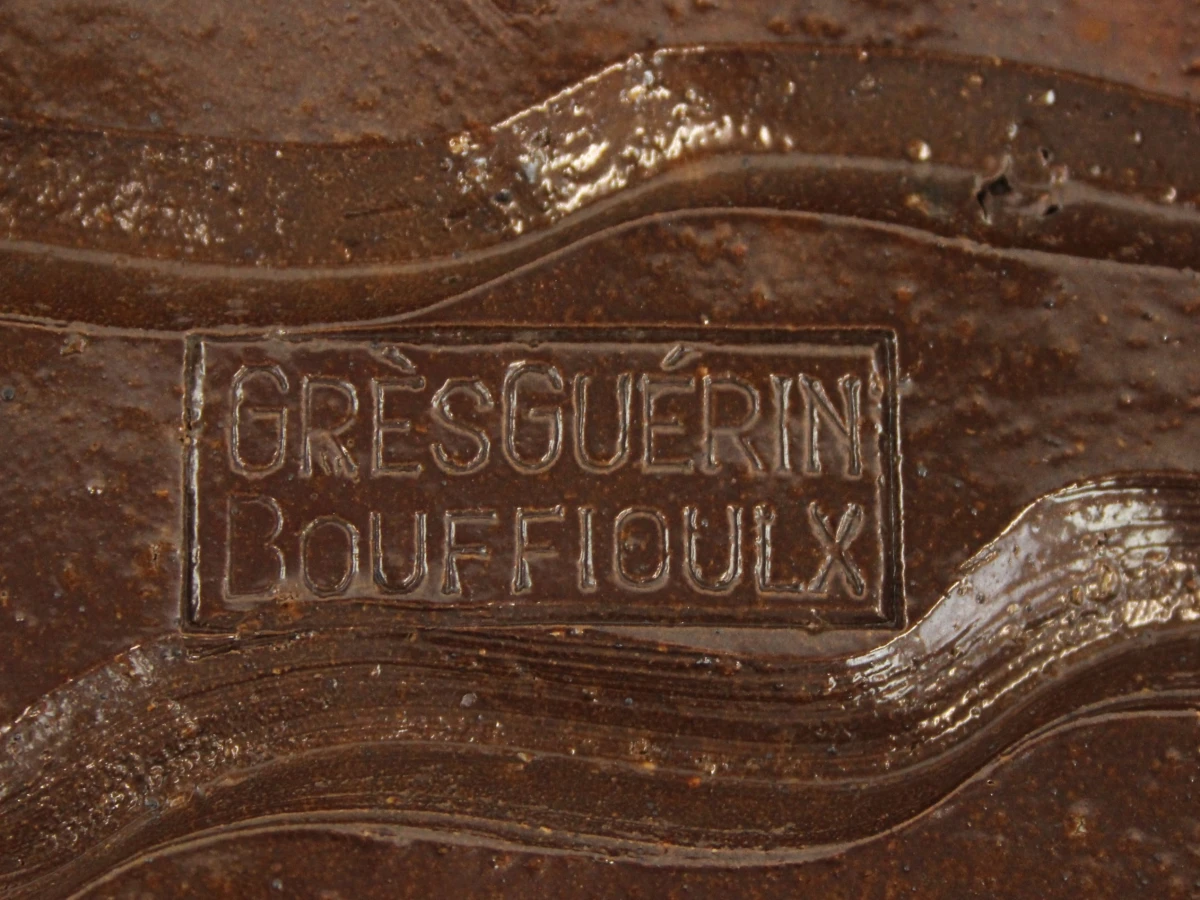 Keramisch familiewapen - Grès Guérin Bouffioulx
