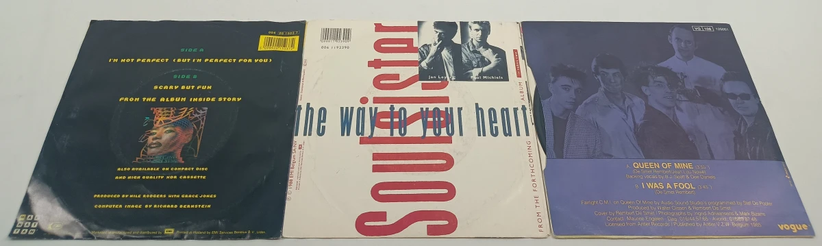 Lot van 27 vinylsingles – Jaren 80
