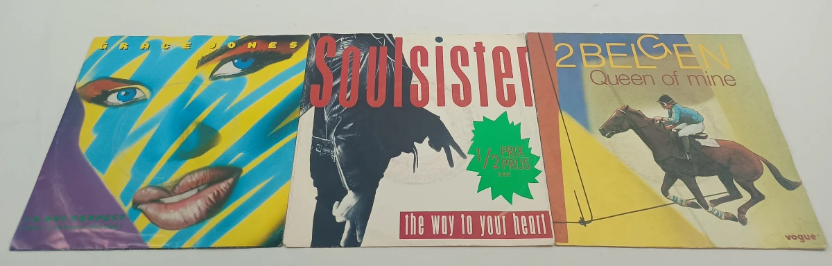 Lot van 27 vinylsingles – Jaren 80