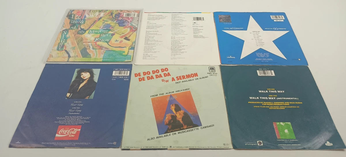 Lot van 27 vinylsingles – Jaren 80