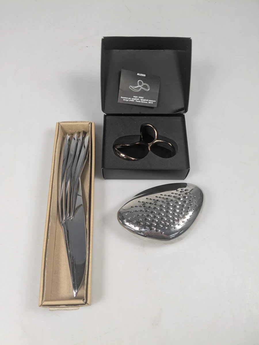 Design keukenaccessoires – lot van 3 stuks (o.a. Alessi)