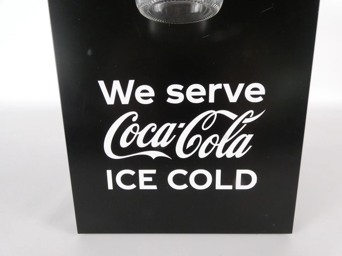 Vintage Coca-Cola wandlamp met flesvormige lamp