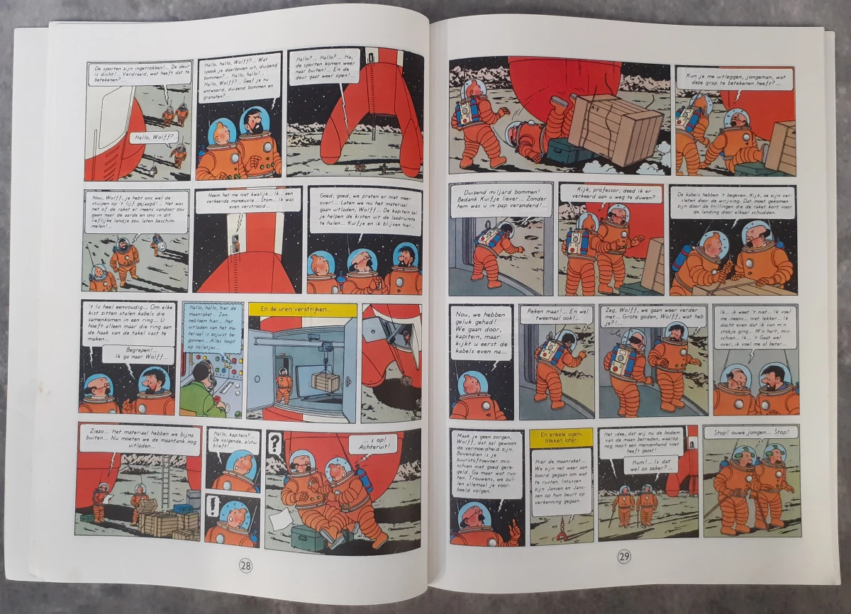 Strips: Mannen op de maan verzamelpakket (met 5 strips en 6 dozen) - foto 6