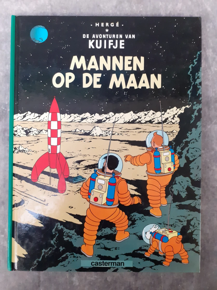 Strips: Mannen op de maan verzamelpakket (met 5 strips en 6 dozen) - foto 14