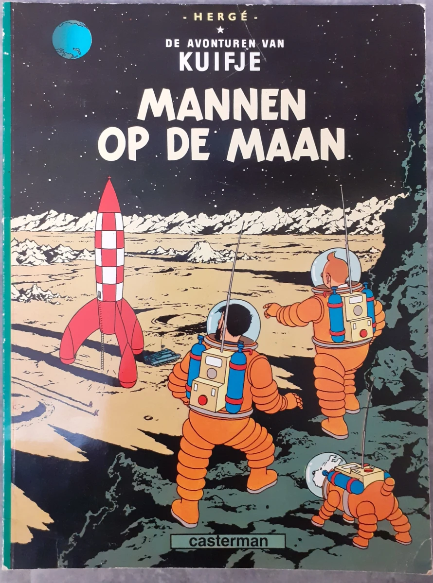 Strips: Mannen op de maan verzamelpakket (met 5 strips en 6 dozen) - foto 3
