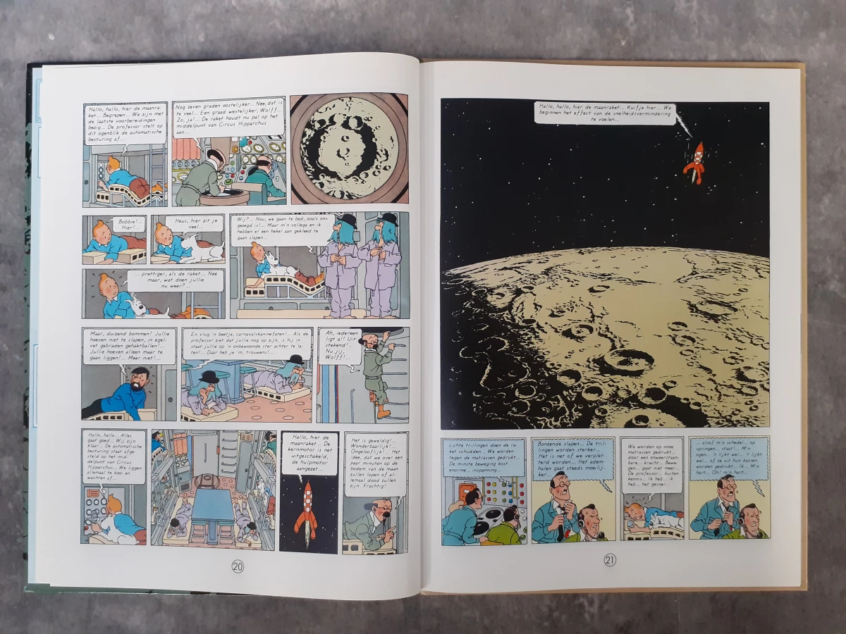 Strips: Mannen op de maan verzamelpakket (met 5 strips en 6 dozen) - foto 16