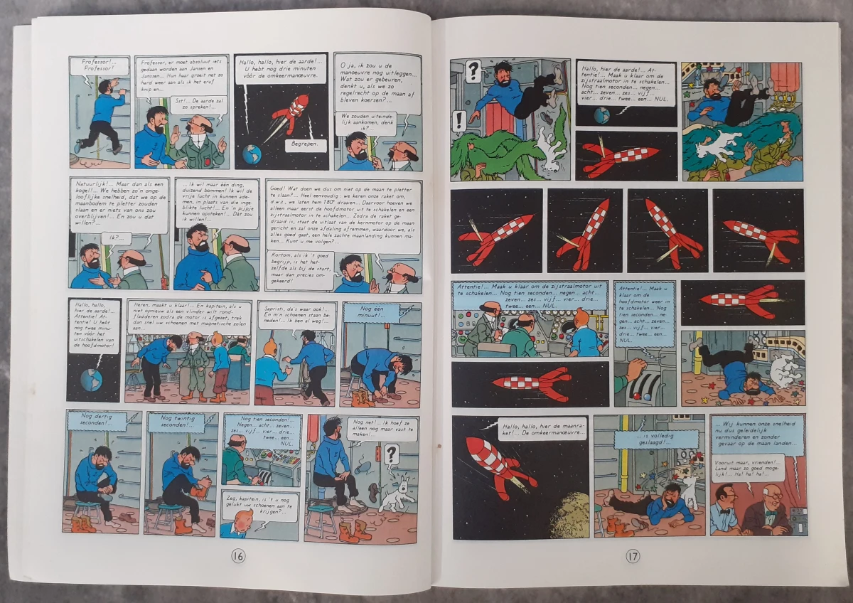 Strips: Mannen op de maan verzamelpakket (met 5 strips en 6 dozen) - foto 5